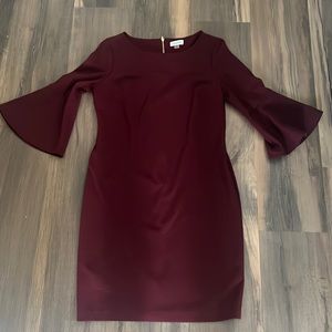 Calvin Klein Bell Sleeve Shift Dress